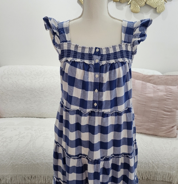 🦋 Old Navy Womens Maxi Checker Dress 🦋 - Picture 3 of 4